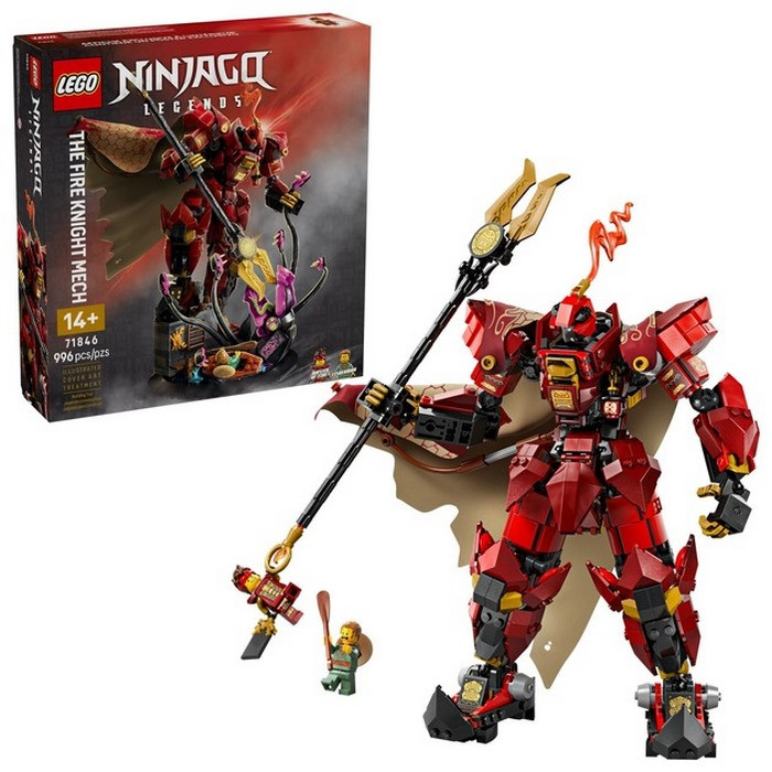 Конструктор Ninjago Робот Вогняного Лицаря LEGO 71846, 996 деталей