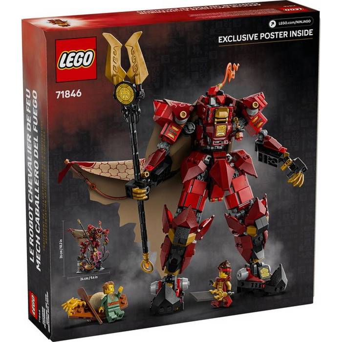 Конструктор Ninjago Робот Вогняного Лицаря LEGO 71846, 996 деталей