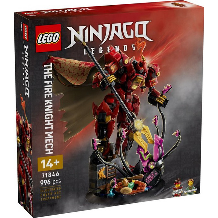 Конструктор Ninjago Робот Вогняного Лицаря LEGO 71846, 996 деталей