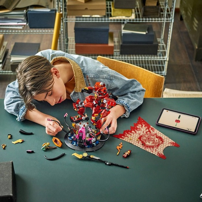 Конструктор Ninjago Робот Вогняного Лицаря LEGO 71846, 996 деталей