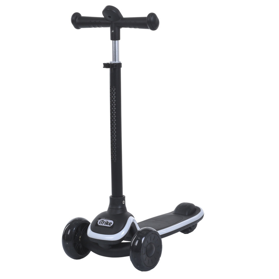 Дитячий самокат 3-х колісний Turbo Trike 5566-black, до 25 кг