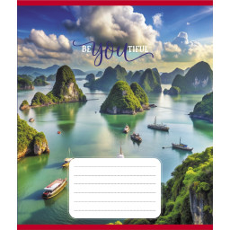 Тетрадь ученическая "Красота природы" Leader 012-500301K-3 в клетку, 12 листов (959050)