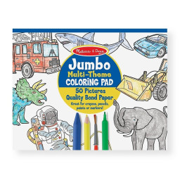 Альбом раскрасок для мальчиков Melissa&Doug MD4226, 50 картинок