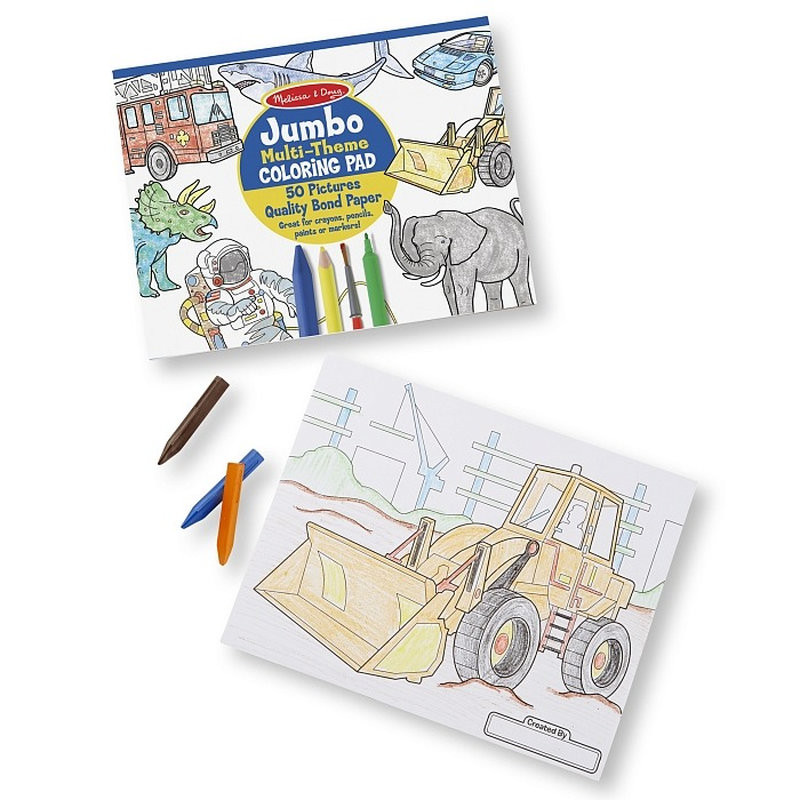 Альбом розмальовок для хлопчиків Melissa&Doug MD4226, 50 картинок