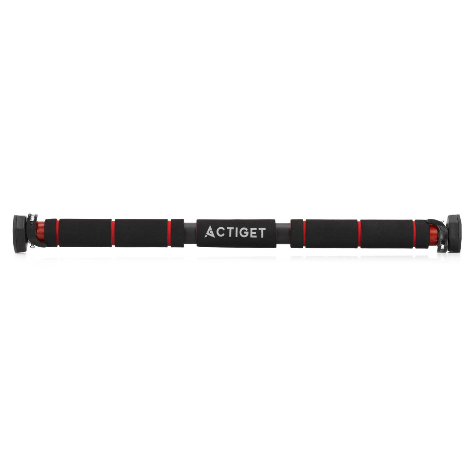 Турнік розсувний Actiget ACT0167 Black/Red 62-100 см, до 300 кг