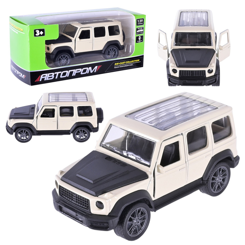 Машинка інерційна Джип АВТОПРОМ AP4393(Light-Beige) масштаб 1:43
