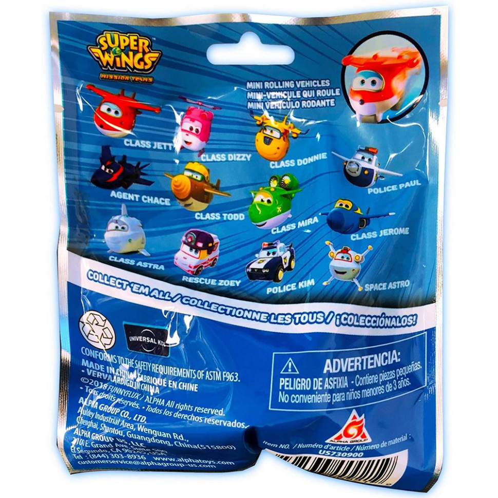 Игровая фигурка-сюрприз Mini Flyers Season 3 Super Wings US730900