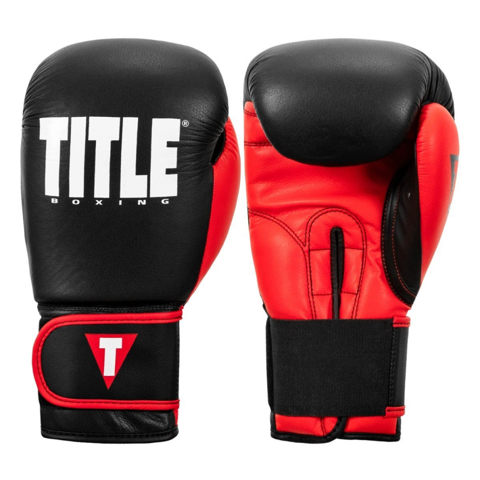 Боксерські рукавиці Boxing Dynamic Strike TITLE XDBG 12 BK/RD 12 унцій (бинти в комплекті)