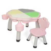 Дитячий столик Bambi YG2020-3-8 двостороння стільниця