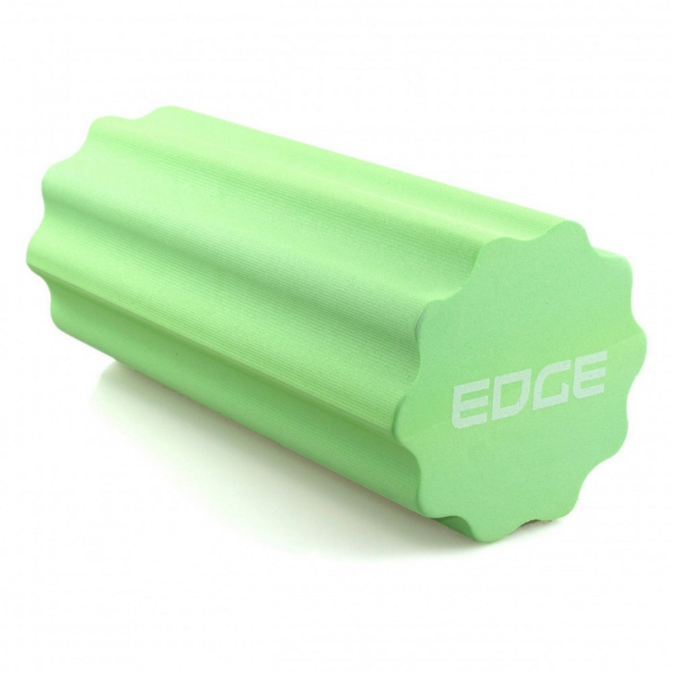 Масажний ролик YOGA Roller EDGE ERO3-30 GREEN, профільований, EVA 30*15см