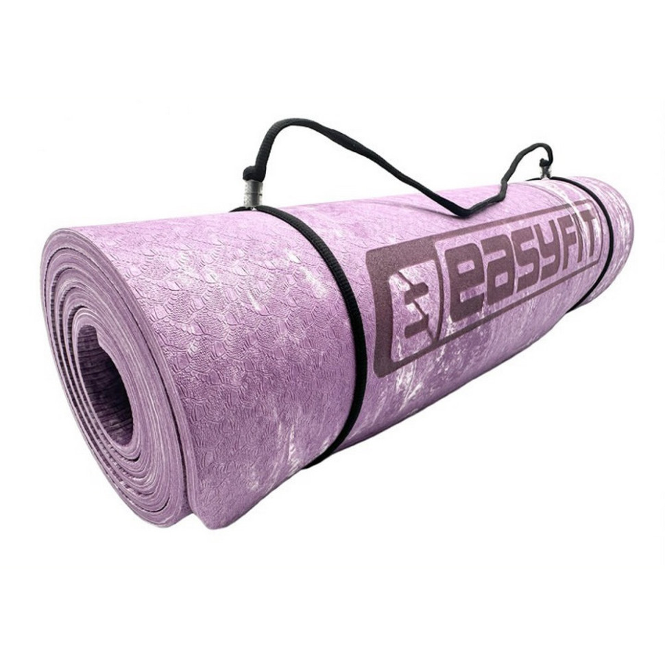 Килимок для йоги та фітнесу PER Premium Mat EasyFit EF-1930-1-V 8 мм, фіолетовий
