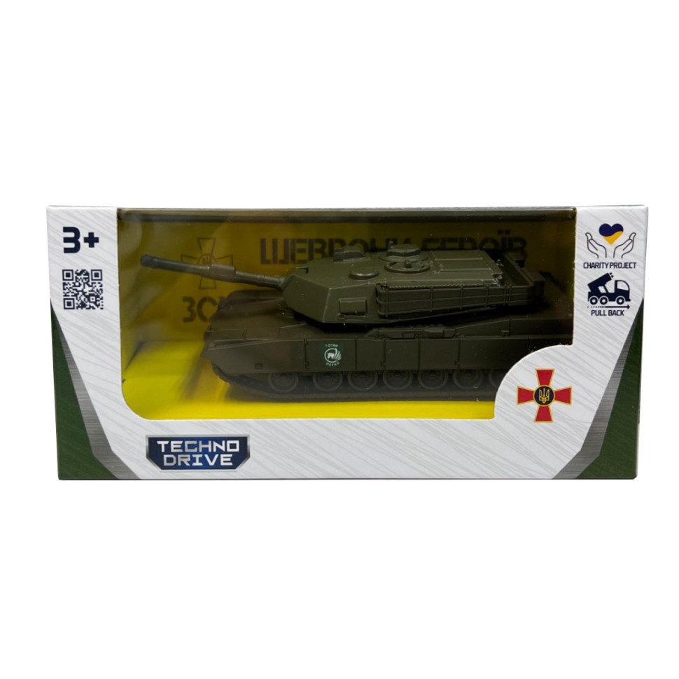 Моделька «ТАНК - 1 ОТБр» TechnoDrive 250332W2 серии «Шевроны Героев» 
