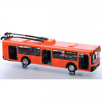 Троллейбус игрушечный инерционный 9690AB 