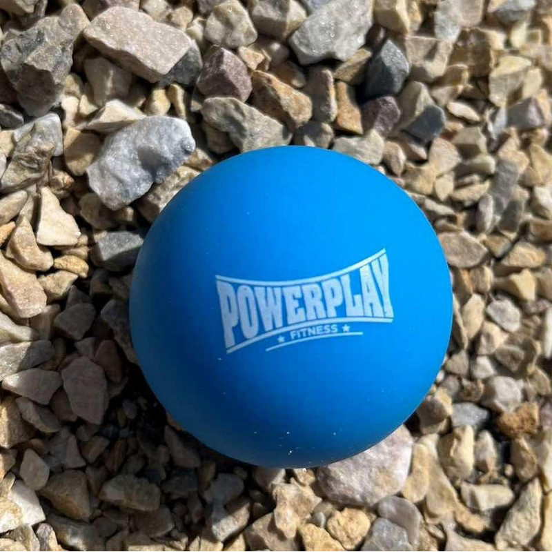 Массажный силиконовый мяч PP-4354 Silicone Lacrosse Ball PowerPlay PP-4354_Blue