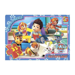 Пазл детский "Щенячий патруль" G-Toys PW0852, 35 элементов