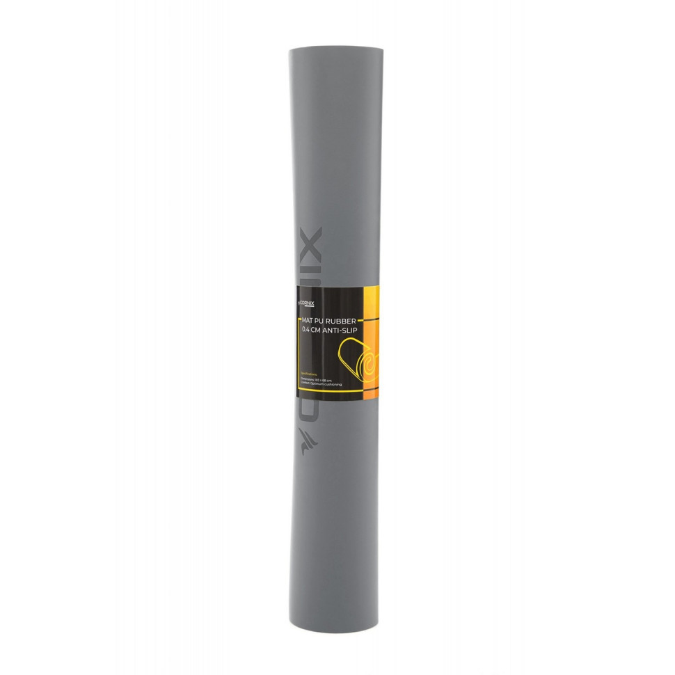 Килимок спортивний для йоги та фітнесу Cornix XR-0320 Grey 183 x 68 x 0.4 см