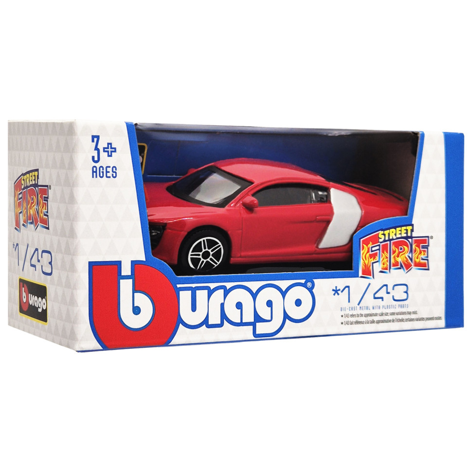 Коллекционная автомодель Audi R8 Bburago 18-30010B-19 масштаб 1:43