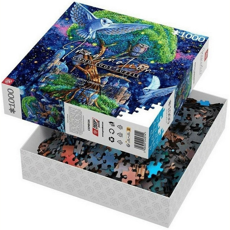 Пазл класичний Imagination: Roch Urbaniak Owl Island / Wyspa Sow Puzzles GoodLoot 5908305243014, 1000 елементів