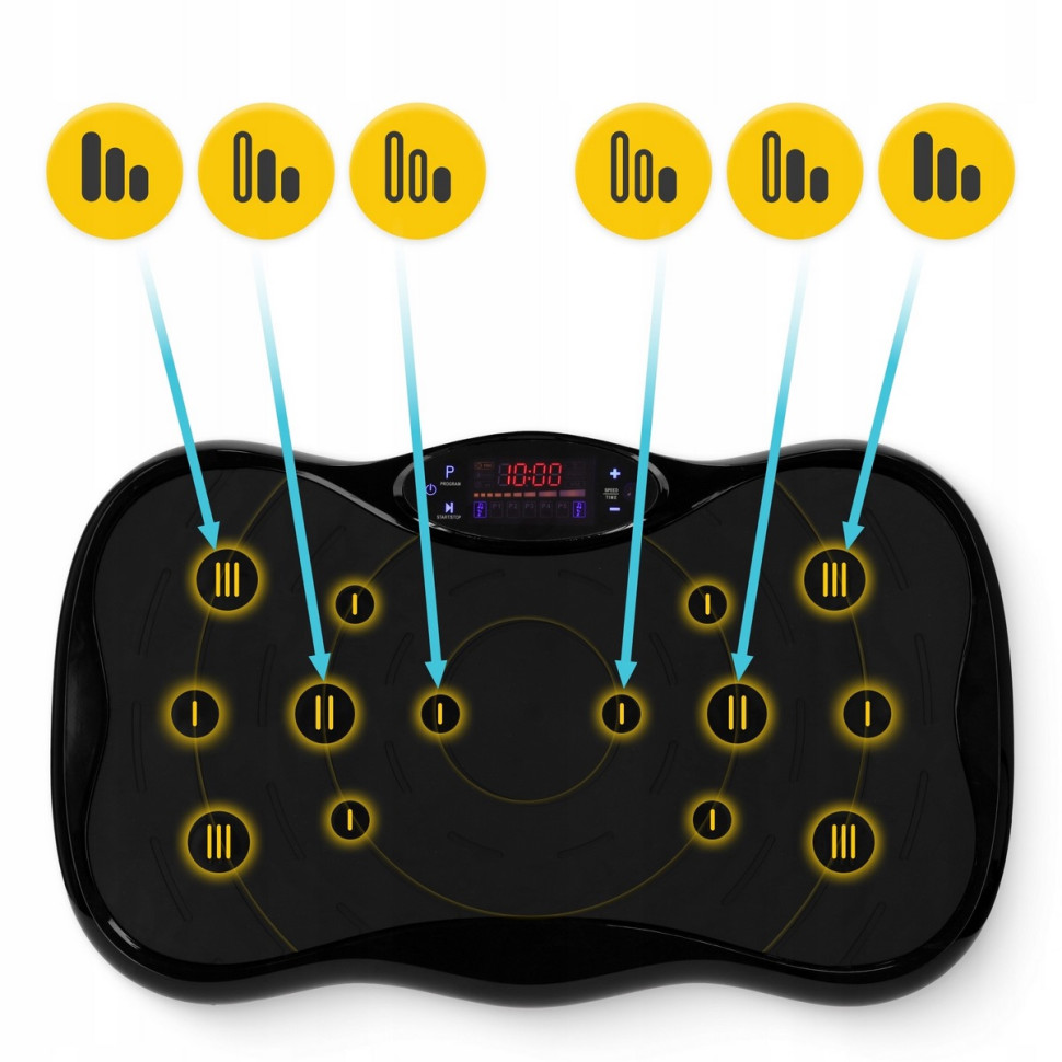 Виброплатформа для тренировок Ultra+ 4FIZJO P-5905973402873 с эспандерами