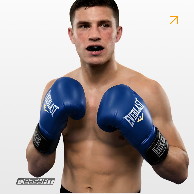 Боксерские перчатки Everlast EF-0370-6-BL 6 унций, синие