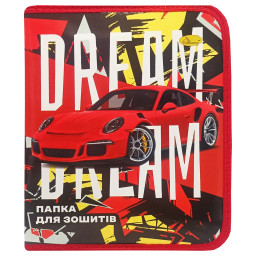 Папка для тетрадей на молнии "Dream sport car" Апельсин АП-1001-5 Папка для тетрадей на молнии "Dream sport car" Апельсин АП-1001-5