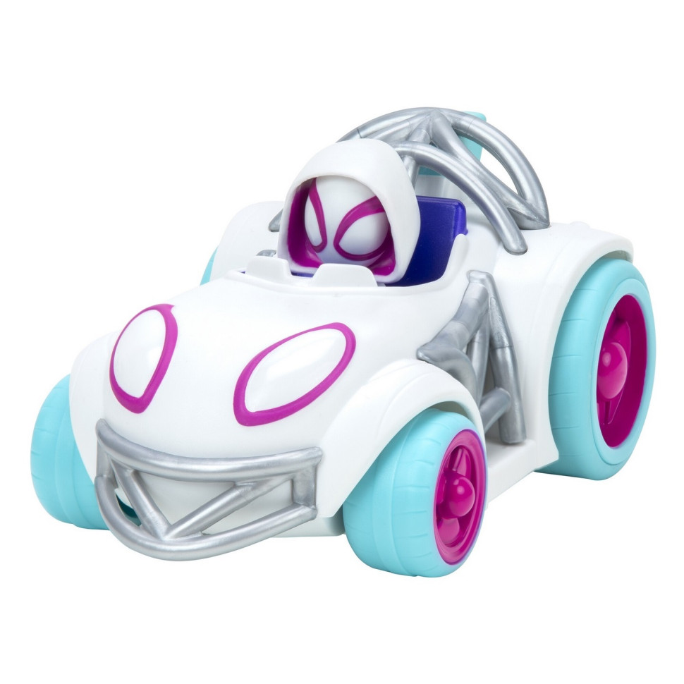 Машинка инерционная Spidey Pull Back Vehicle Ghost Spider Призрак-паук SNF0016