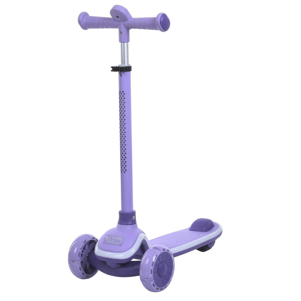 Дитячий самокат 3-х колісний Turbo Trike 5566-lilac, до 25 кг