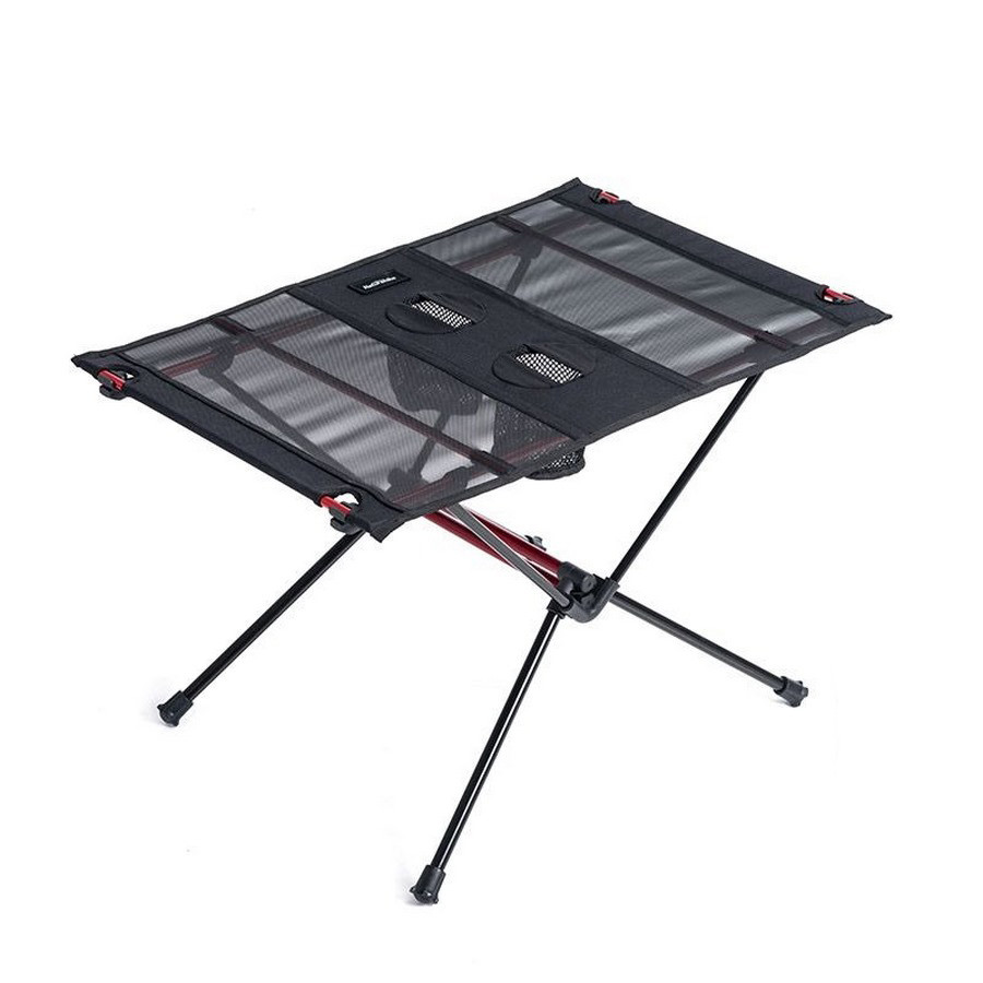 Розкладний стіл полегшений NH19Z027-Z Naturehike 6976023920400 сітка/карбон, чорний