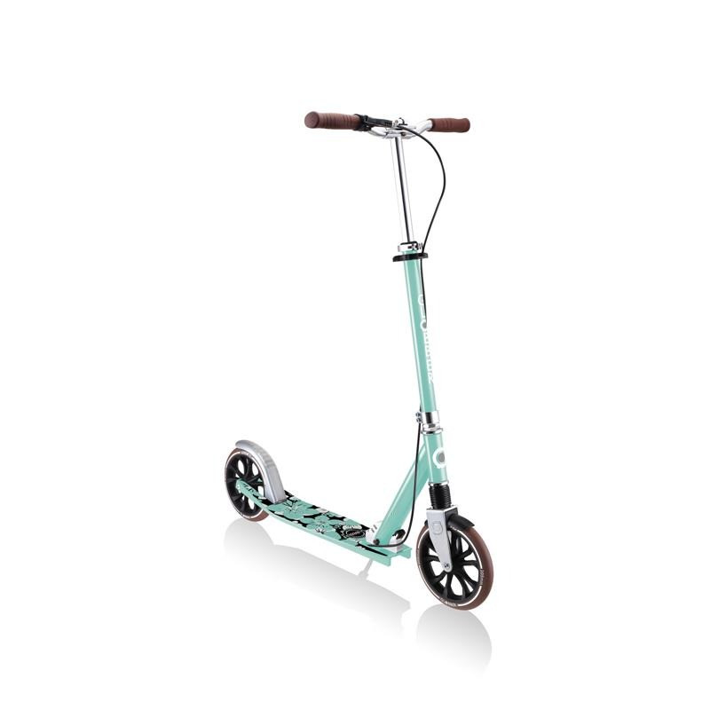 Самокат двоколісний NL205 DELUXE GLOBBER 685-206 з ручним гальмом, м'ятний