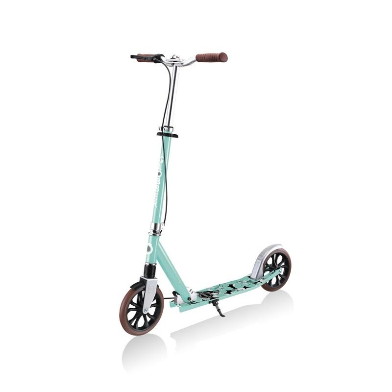 Самокат двоколісний NL205 DELUXE GLOBBER 685-206 з ручним гальмом, м'ятний