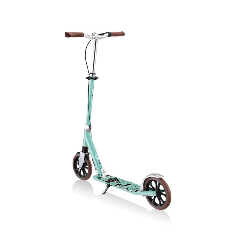 Самокат двоколісний NL205 DELUXE GLOBBER 685-206 з ручним гальмом, м'ятний