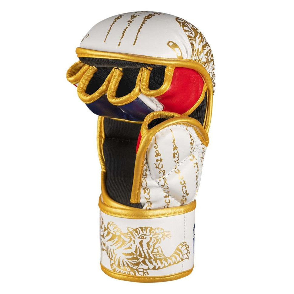 Перчатки для ММА Muay Thai Phantom PHMMAG2706-SM White Gold, S/M (капа в подарок)