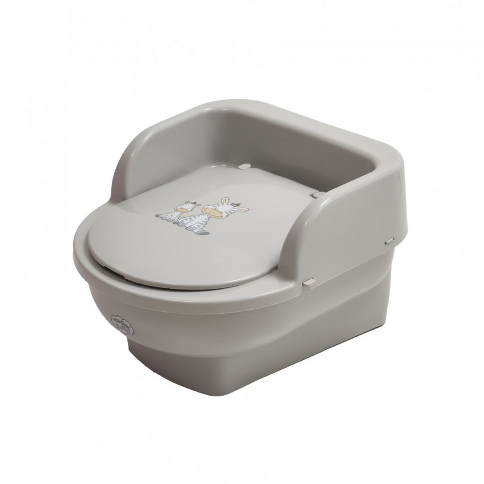 Горщик дитячий крісло Zebra Maltex 6510_90 grey, сірий
