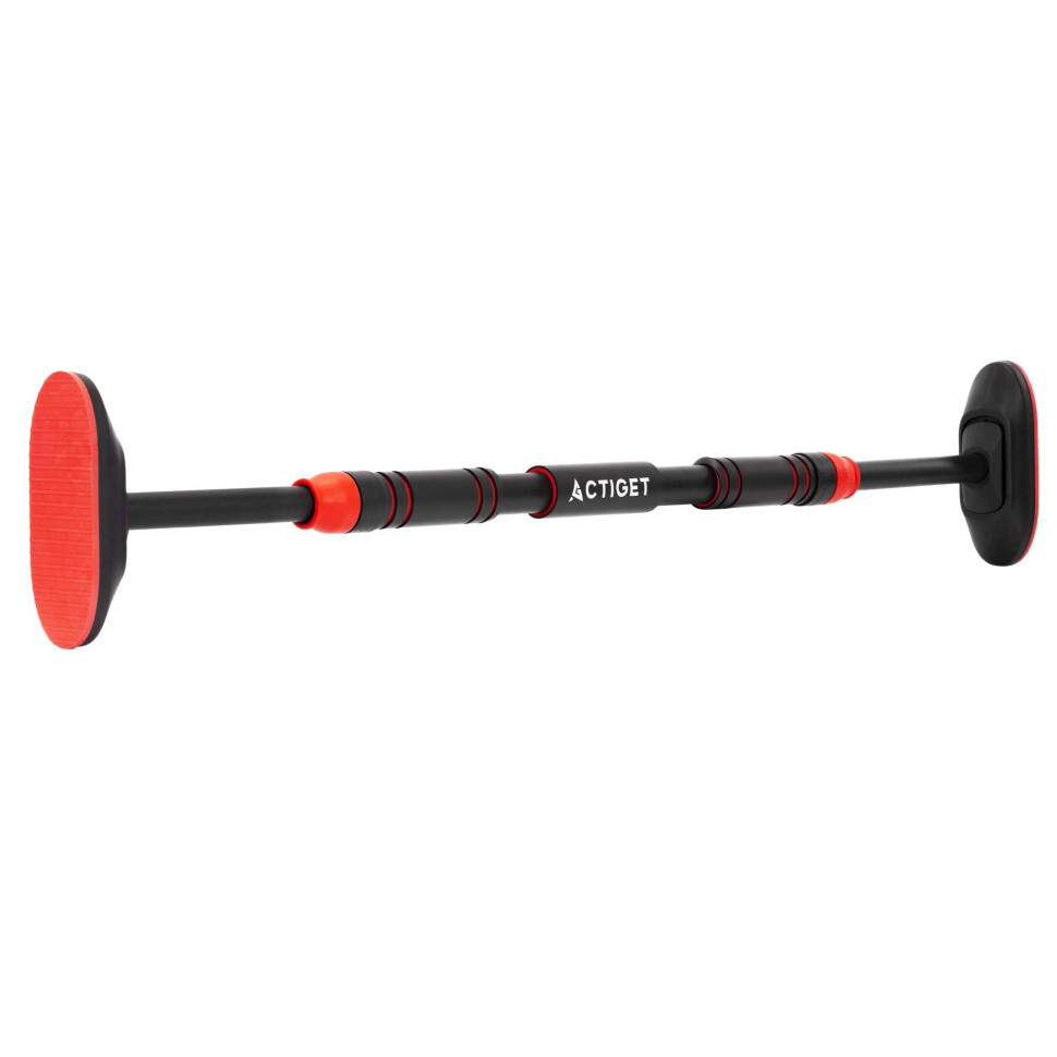 Турнік розсувний Actiget ACT0168 Black/Red 72-105 см, до 180 кг