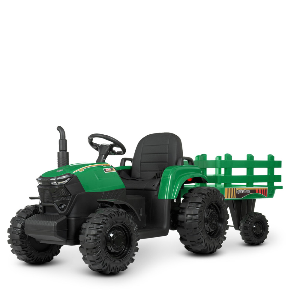 Дитячий електромобіль Трактор Bambi Racer M 4623EBLR-5(24V) з причепом по цене 13 006 грн.