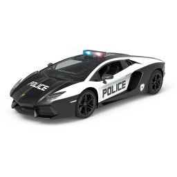Автомобиль на радиоуправлении LAMBORGHINI AVENTADOR POLICE KS DRIVE 114GLPCWB с мигалками