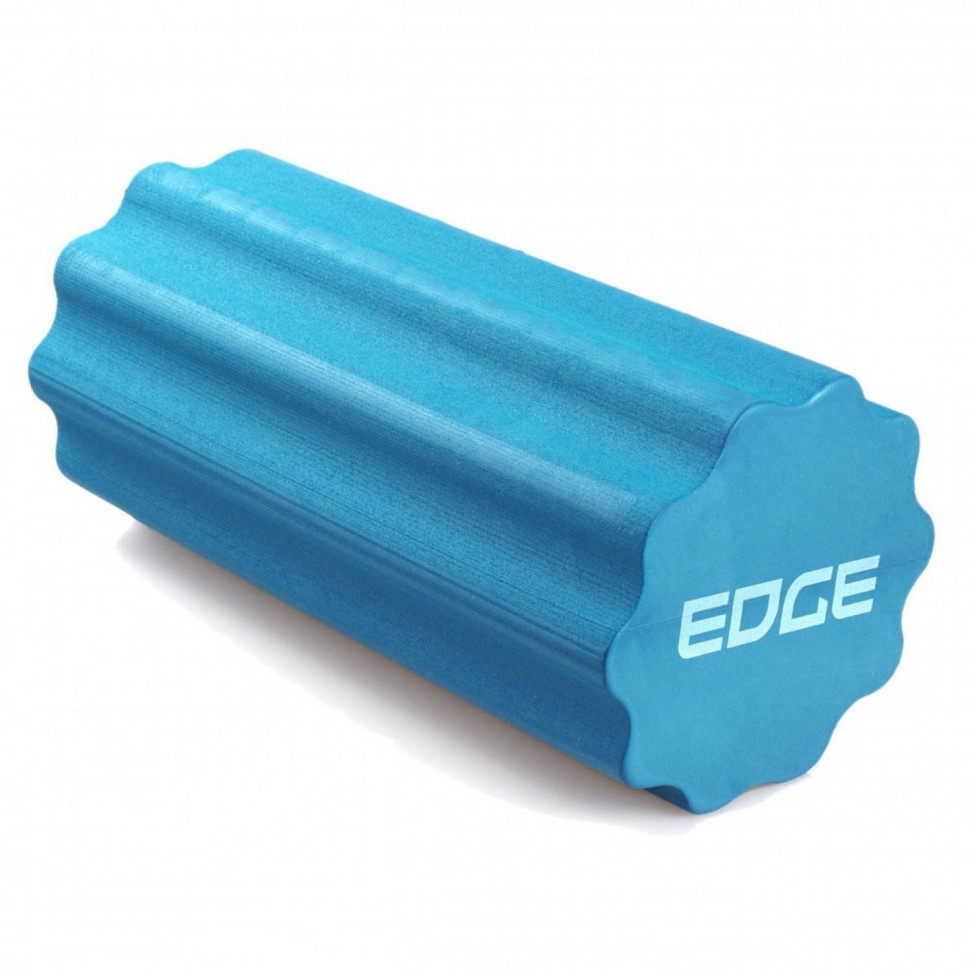 Масажний ролик YOGA Roller EDGE ERO3-30 BLUE, профільований, EVA, 30*15см