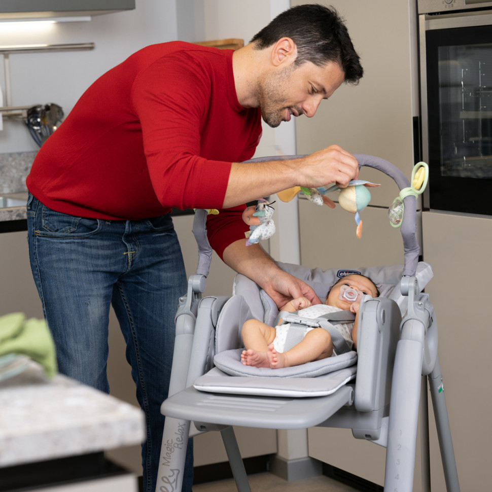 Стульчик для кормления Polly Magic RELAX Chicco 79502.21 шезлонг для новорожденных