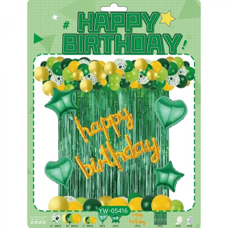 Набор воздушных шаров для создания фотозоны-арки Bambi YW-05416, 58 штук