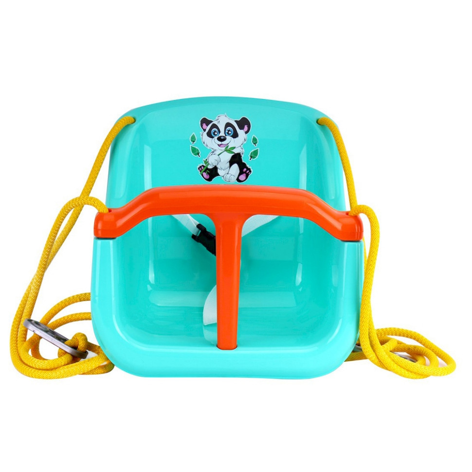 Дитяча гойдалка ТехноК 8102TXK(Turquoise) пластик, до 20 кг, мотузка 2,5 м