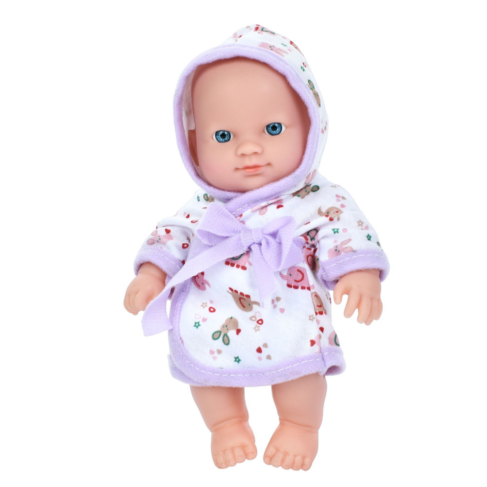 Детская игрушка Пупс в халате Bambi A201-U(Violet) 21 см