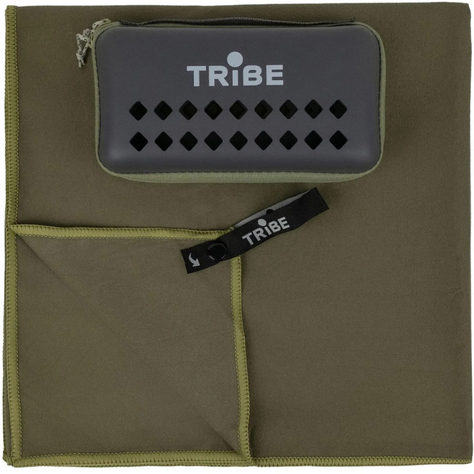 Рушник з мікрофібри Pocket Towel Tribe T-LC-0001-S-army-green 40х80 см
