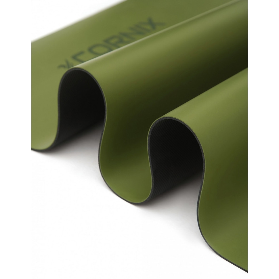 Килимок спортивний для йоги та фітнесу Cornix XR-0321 Green 183 x 68 x 0.4 см