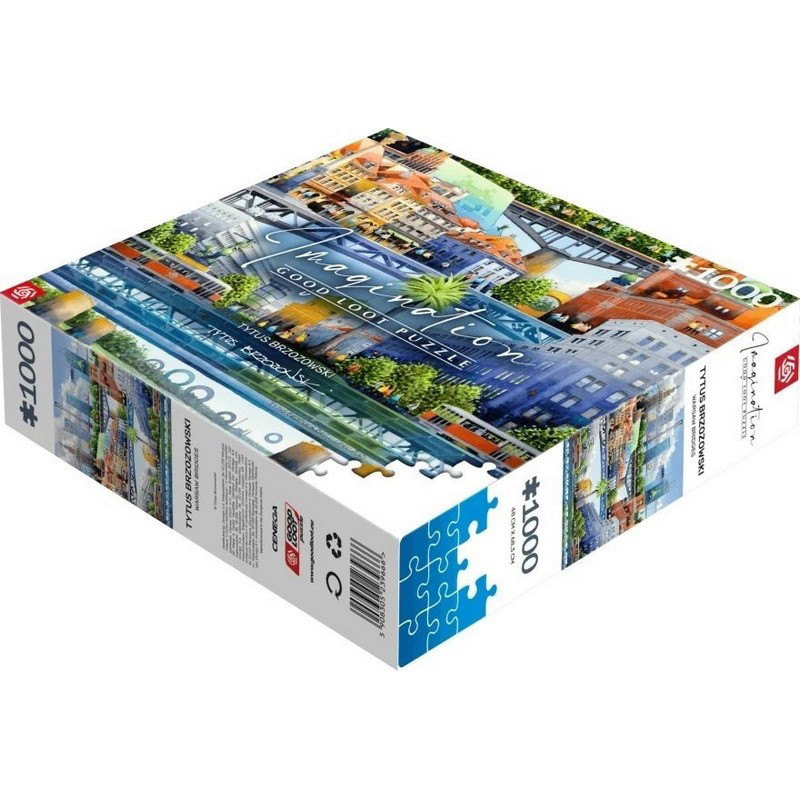 Пазл классический Imagination: Tytus Brzozowski Warsaw Bridges GoodLoot 5908305239666, 1000 элементов