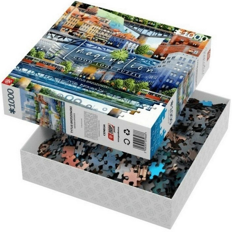 Пазл классический Imagination: Tytus Brzozowski Warsaw Bridges GoodLoot 5908305239666, 1000 элементов