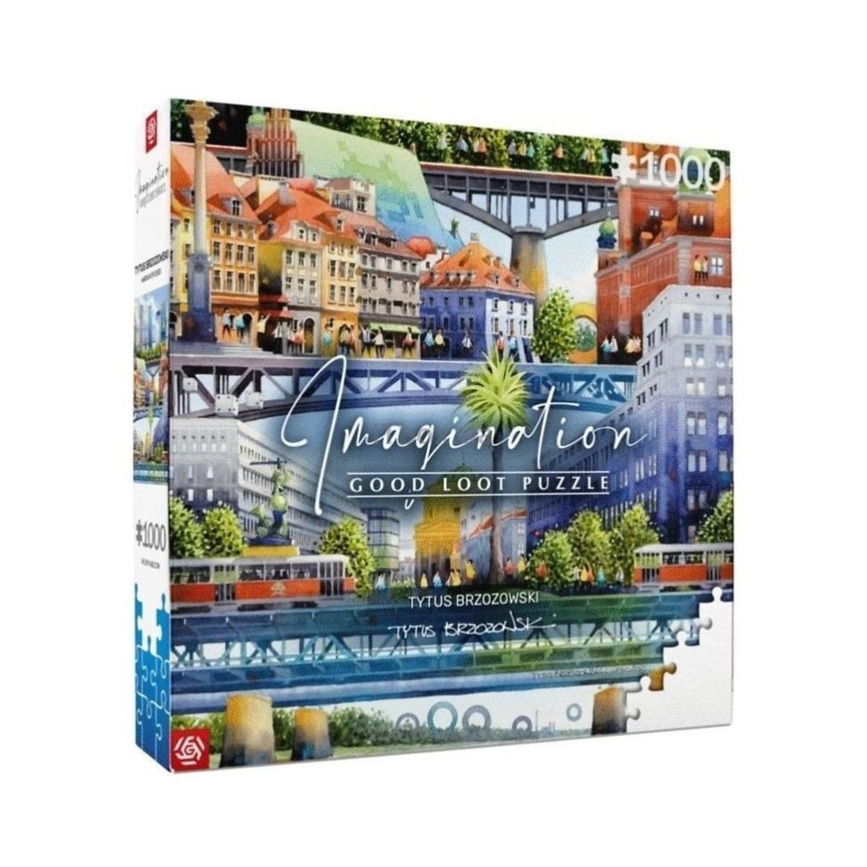 Пазл классический Imagination: Tytus Brzozowski Warsaw Bridges GoodLoot 5908305239666, 1000 элементов