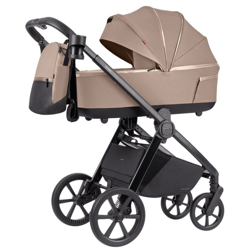 Детская универсальная коляска 2 в 1 Omega Carrello CRL-6540/1 Asteroid Beige