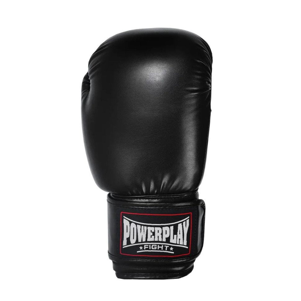 Боксерские перчатки PowerPlay PP_3004_10oz_Black, Черные 10 унций