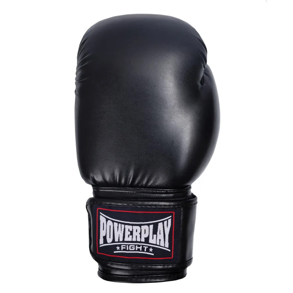 Боксерские перчатки PowerPlay PP_3004_10oz_Black, Черные 10 унций