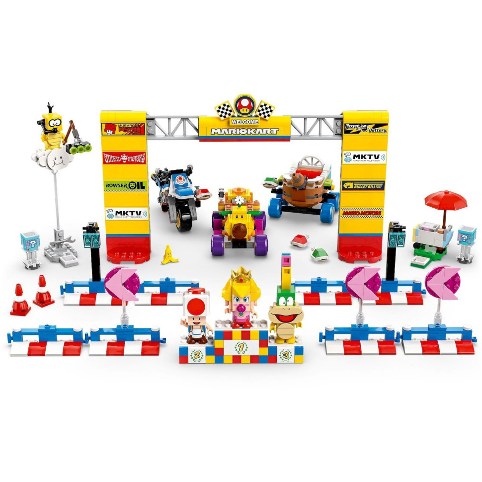 Конструктор LEGO Super Mario Mario Kart – Baby Peach & Grand Prix. Набір 72036, 823 деталі
